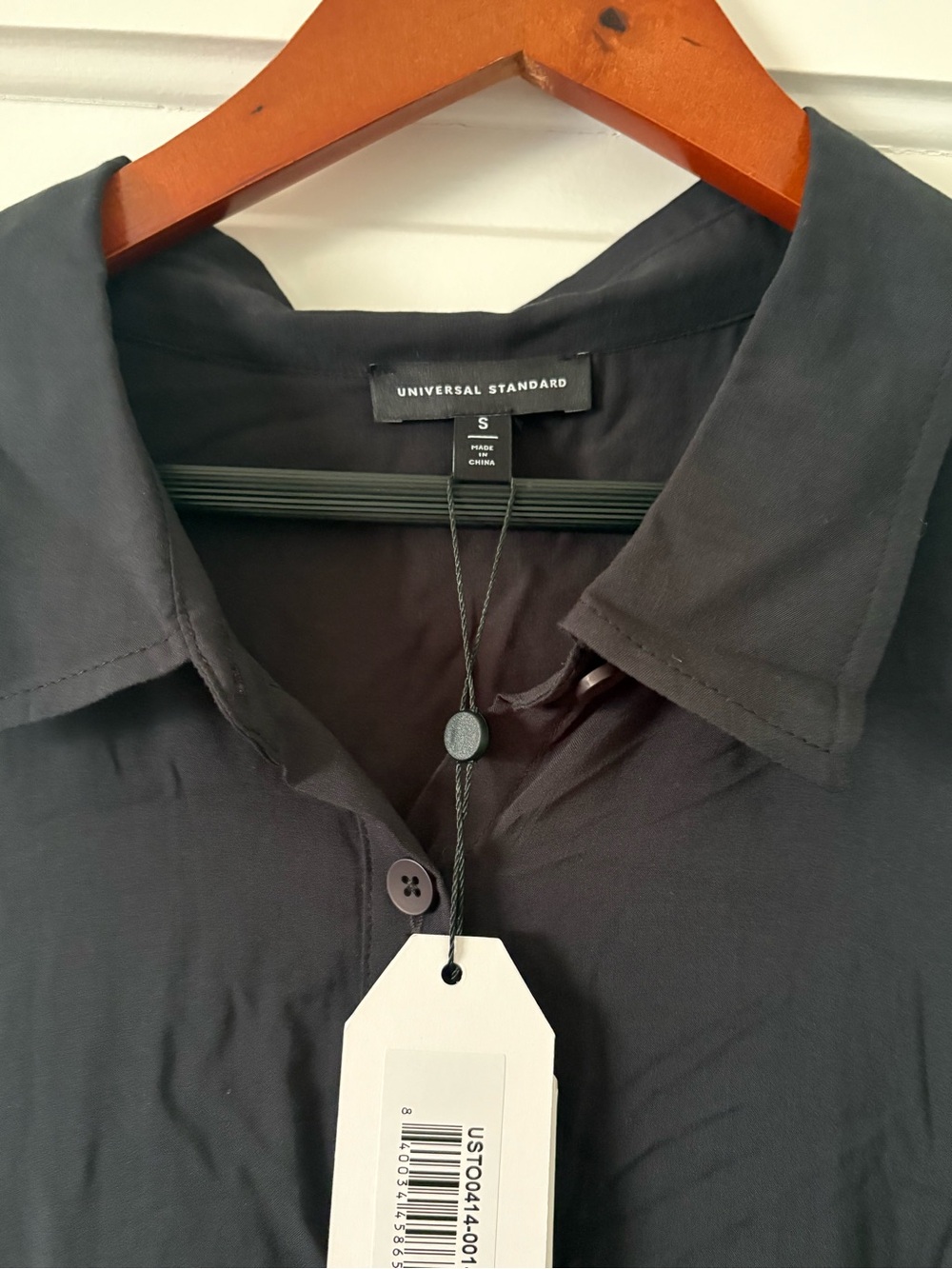 Universal Standard Women’s Black Maxi Shirt Dress
